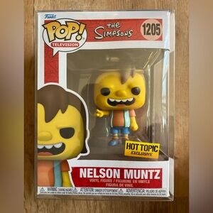 Funko Pop! The Simpsons Nelson Muntz #1205 - Hot Topic Exclusive